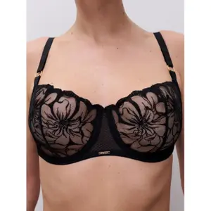 Soutien-gorge corbeille balconet mujer Chantelle Fleurs image-3