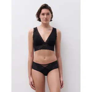 Sutiã sem arco triângulo espuma mulher Chantelle Floral Touch image-4