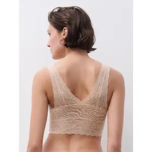 Sutiã sem arco triângulo espuma mulher Chantelle Floral Touch image-2