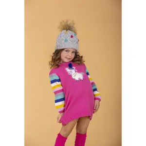 Baby girl dress Charanga fucsiaVayana image-0