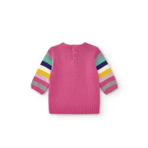 Baby girl dress Charanga fucsiaVayana image-2