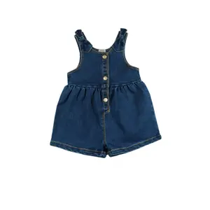Baby girl denim overalls Charanga Laquero image-0