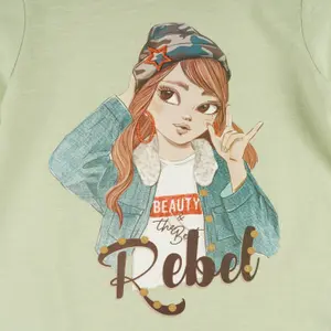 Girl's T-shirt Charanga Carebel image-3