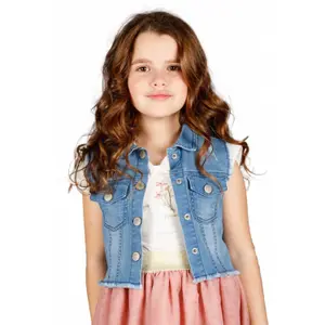 Girl's denim jacket Charanga Quero image-2