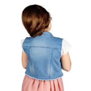 Girl's denim jacket Charanga Quero image-3
