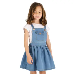 Girl's jeans dress Charanga Vilonsico image-0