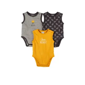 Set of 3 baby bodysuits Charanga Mabrave image-0