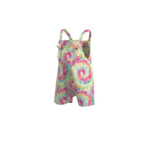 Baby girl overalls Charanga Limedye image-0