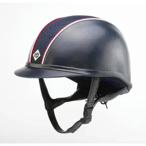 Casque d'équitation Charles Owen AYR8 Leather Look image-0