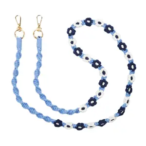 fleur-navy-cordon-pour-smartphone-tresse-fleur-charlot-paris-navy-130-cm