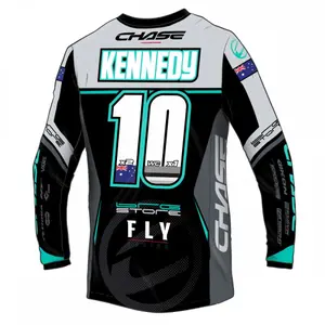 Camisola de manga comprida para crianças Chase Team Izaac Kennedy Replica 2025 image-2