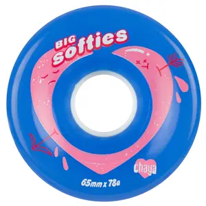In-line skating wheel Chaya Big Softies Clear (x4) image-0