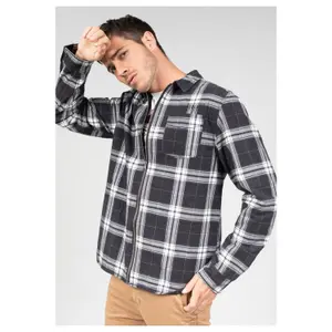 Checked overshirt Deeluxen Pretender image-0