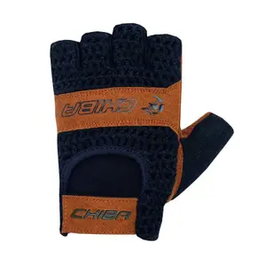Gants vélo court qualité allemand Chiba Retro image-0