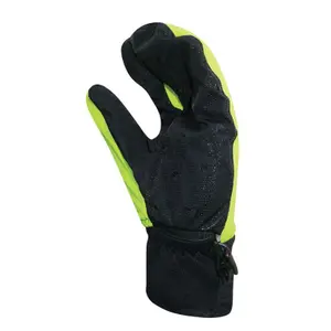 Gants vélo long avec flap néoprène protège pluie qualité allemande Chiba Express image-4