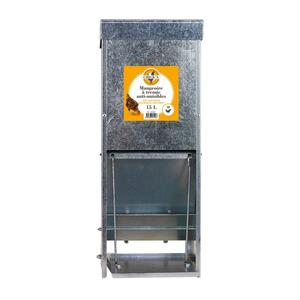 Poultry feeder with galvanized pest-proof hopper for 10 hens Chick'A