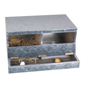 400011-2-compartiment-hok-chick-a-zilver-63x45x35-cm