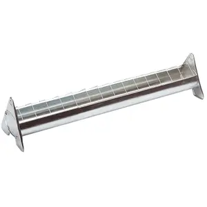 Mangeoire pour volailles en acier galvanisé à grille mobile pour 10 poulets Chick'A