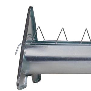 Fjäderfäfoderautomat i galvaniserat stål med rörligt galler för 15 kycklingar Chick'A image-2