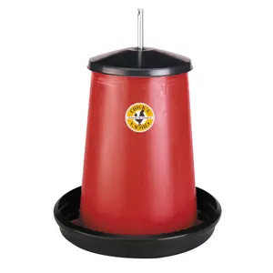 Comedouro para aves de capoeira com tremonha de plástico Chick'A 20 L image-0