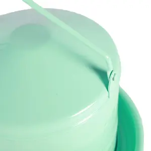 Enamelled sheet metal drinking trough for poultry Chick'A image-6