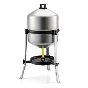 Abreuvoir pour volailles siphoïde galvanisé sur pied pour 25 poules Chick'A