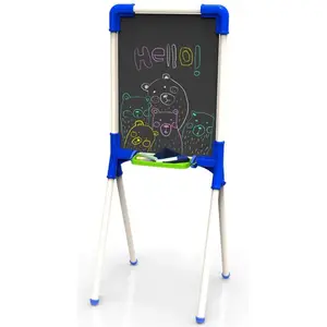 2-sided stand-up blackboard with chalk and marker Chicos image-1
