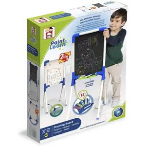 2-sided stand-up blackboard with chalk and marker Chicos image-2