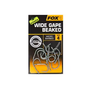 Άγκιστρο Fox Wide Gape Beaked Edges taille 4 image-2