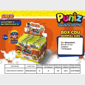 Children's figurine collection Cicaboom Naruto Puniz Squishy image-2