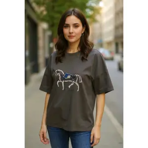 T-shirt damski Cieli Equestrian The Iyanda Full Horse image-1