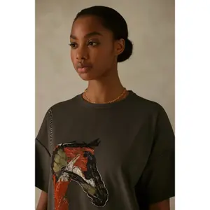 T-shirt damski Cieli Equestrian The Iyanda Horse Head image-1
