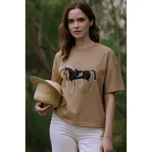 T-shirt damski Cieli Equestrian The Iyanda Full Horse image-1