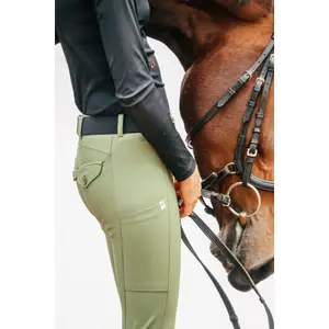 Damskie spodnie jeździeckie o średniej przyczepności Cieli Equestrian Berlin Everyday image-1
