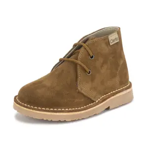 Baby girl leather boots Cienta Safari image-0