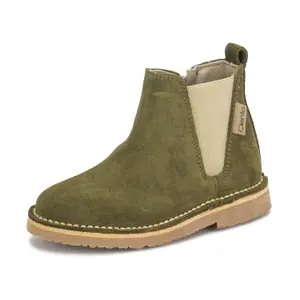 Baby girl elastic leather booties Cienta image-0