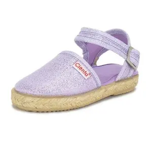 Girl's glitter buckle espadrilles Cienta Valenciana image-0