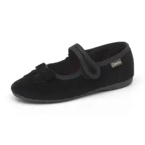Girl's velvet ballerinas Cienta Salon Lazo image-0