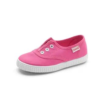 Girl's sneakers + elastic Cienta Ingles H52 Liso image-0