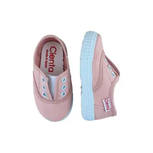 Girl's sneakers + elastic Cienta Ingles H52 Liso image-2