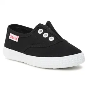 Girl's sneakers + elastic Cienta Ingles H52 Liso image-1