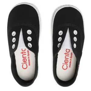 Girl's sneakers + elastic Cienta Ingles H52 Liso image-2