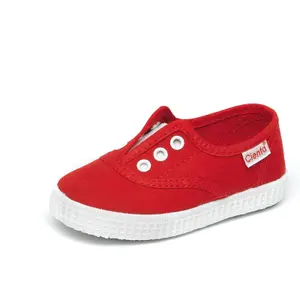 Girl's sneakers + elastic Cienta Ingles H52 Liso image-0