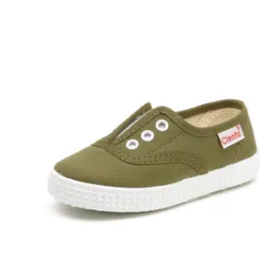 Girl's sneakers + elastic Cienta Ingles H52 Liso image-0