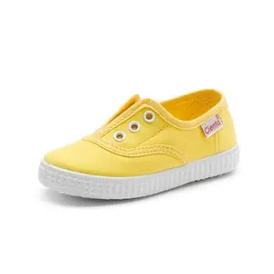 Girl's sneakers + elastic Cienta Ingles H52 Liso image-0