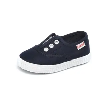 Girl's sneakers + elastic Cienta Ingles H52 Liso image-0