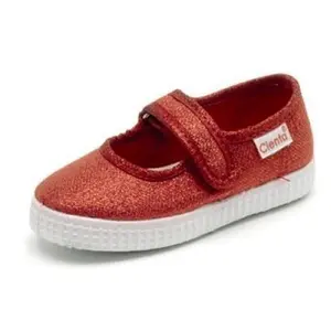 Girls' velcro ballerinas Cienta Mercedes Metalizado image-0