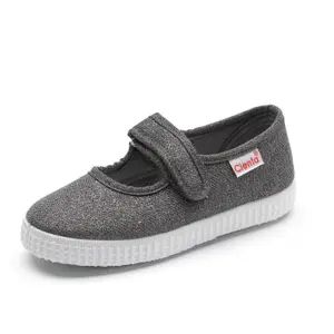 Girls' velcro ballerinas Cienta Mercedes Metalizado image-0