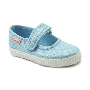 Baby girl velcro ballerinas Cienta Mercedes Glitter image-0