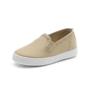 Double elastic baby girl sneakers Cienta Cangrejo Liso image-0